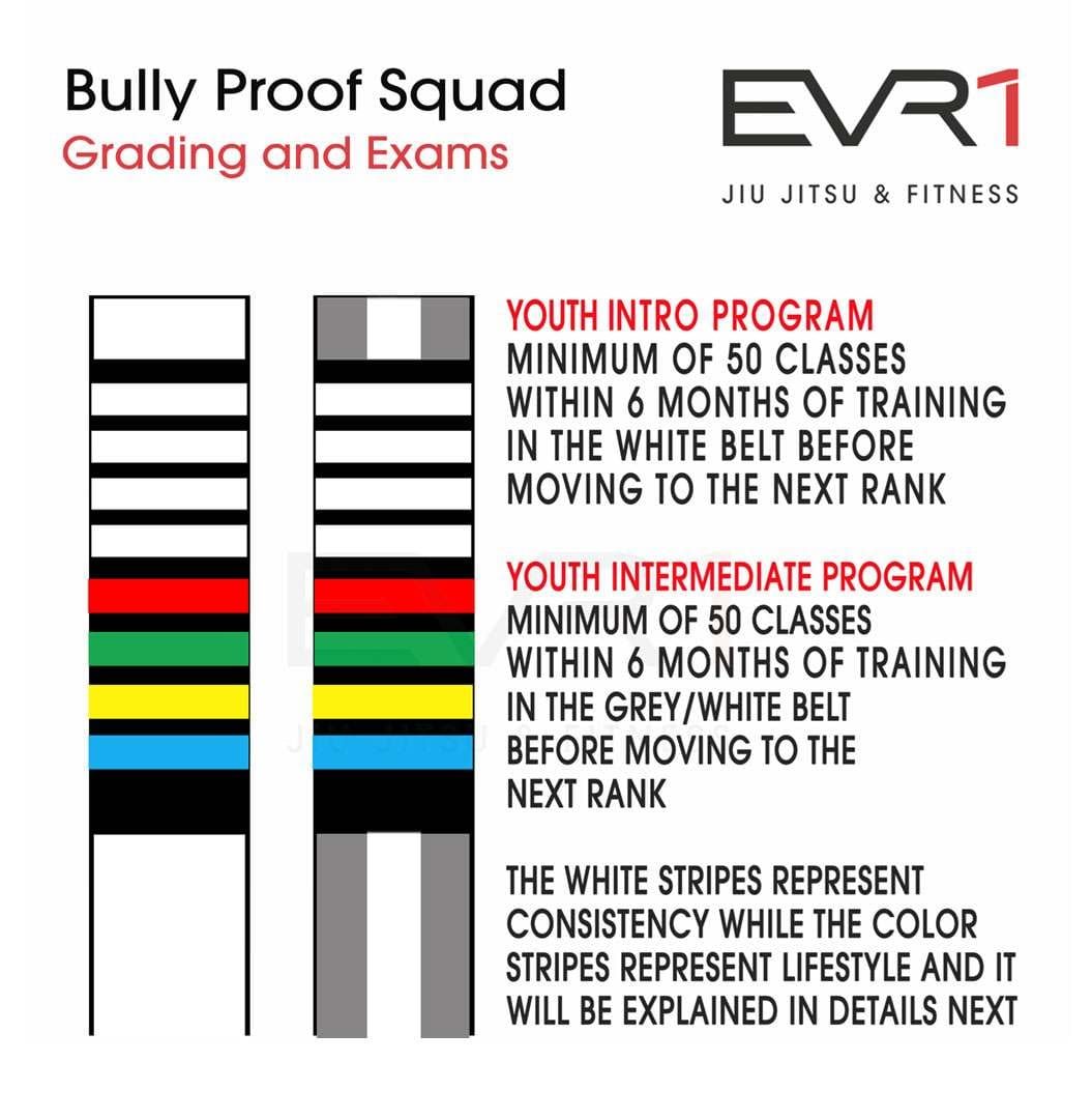 The EVR1 Youth Grading System | Everyone Jiu Jitsu